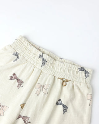 Wide Leg Pant Bows