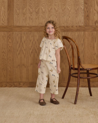 Wide Leg Pant Bows