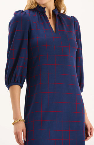 Sherri Knit Dress Navy Vermillion