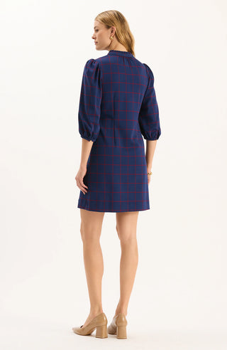 Sherri Knit Dress Navy Vermillion