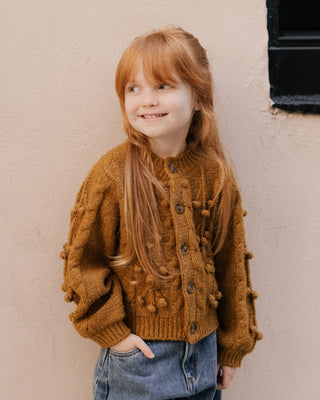 Bobble Cardigan Golden