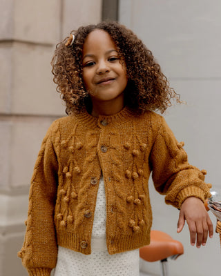 Bobble Cardigan Golden