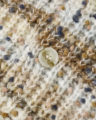 Cheyenne Cardigan Stone Multi Stripe