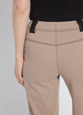 Valerie Wide Leg Crop Denim Timeless Taupe