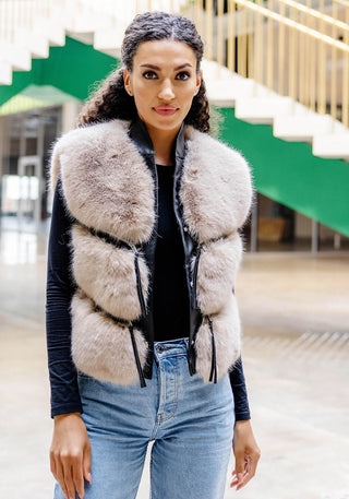 La Moda Fox Vest Stone
