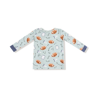 Touchdown Time Gray Mist Long Sleeve Loungewear Set