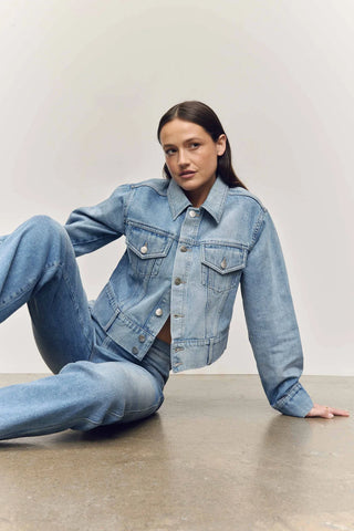 KBP Cropped Denim Jacket Bambino