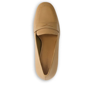 Nessa Block Heel Loafer Sand Antique Calf