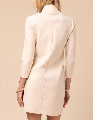 Michelle Ponte Dress Alabaster