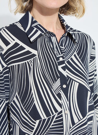 Parker Button Down Printed Shirt Winter Nautical