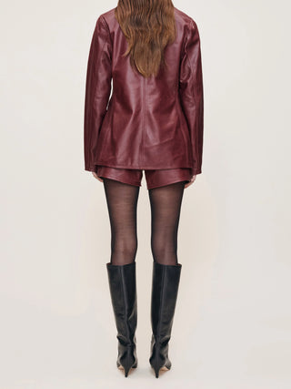 Harloe Jacket Saffron Leather