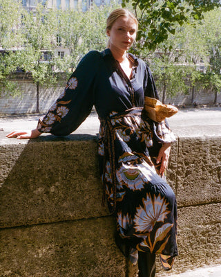 Emery Maxi Dress Mattia Obsidian