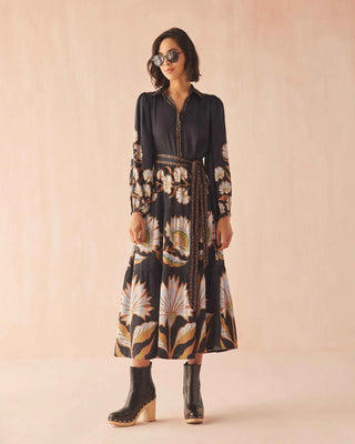 Emery Maxi Dress Mattia Obsidian