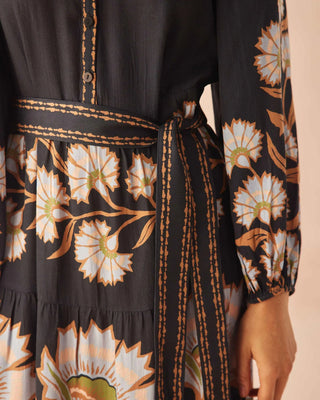 Emery Maxi Dress Mattia Obsidian