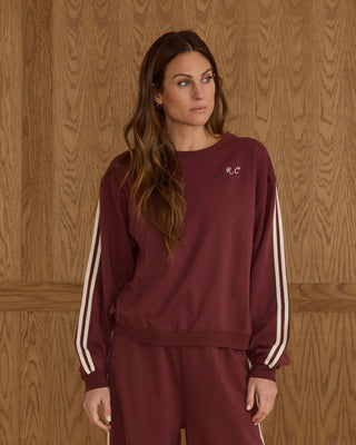 Oversized Sweatshirt Burgundy