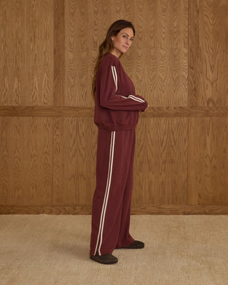 Oversized Sweatshirt Burgundy