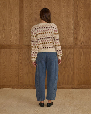 Cheyenne Cardigan Floral Jacquard