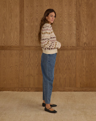 Cheyenne Cardigan Floral Jacquard