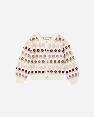 Cheyenne Cardigan Floral Jacquard