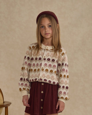 Cheyenne Cardigan Floral Jacquard
