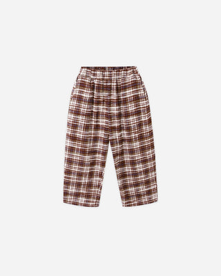 Palmer Pant Burgundy Plaid
