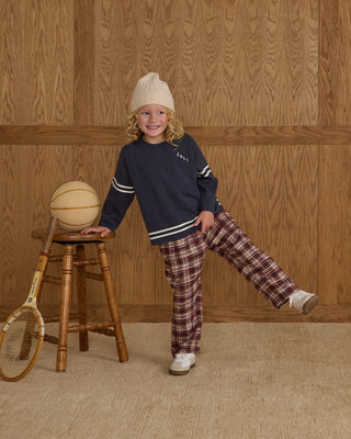 Palmer Pant Burgundy Plaid