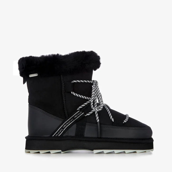 Blurred Black Boot