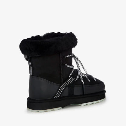 Blurred Black Boot