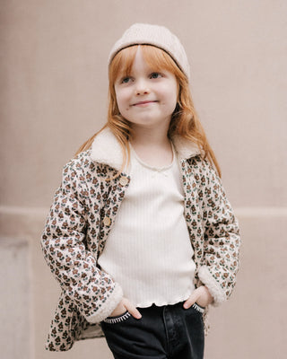 Ribbed Long Sleeve Ivory