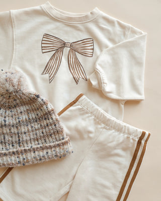 Oversized Sweatshirt Bow