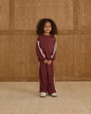 Oversized Sweatshirt Burgundy