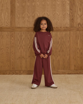 Track Pant Burgundy