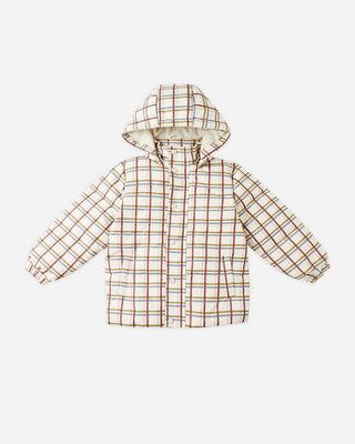 Puffer Jacket Multi Plaid