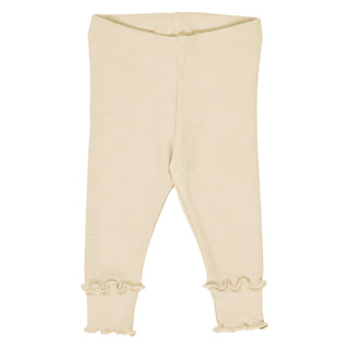 Cozy Me Rib Deco Frill Leggings Oak