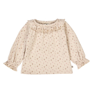 Aster Rib Frill Collar Top