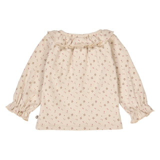 Aster Rib Frill Collar Top