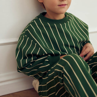 Pinstripe Sweatpants Green Gables Oak