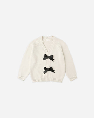 Bow Cardigan Natural