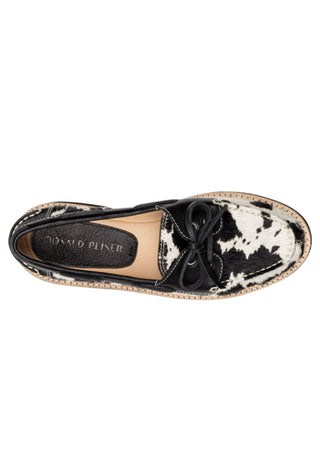 Lillith Casual Boat Shoe Bone Black