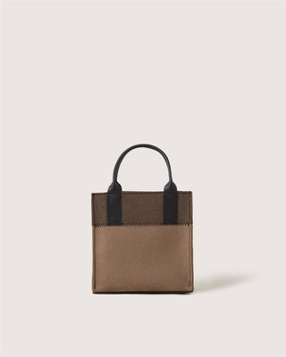 Jaunt Merino Wool Mini Tote Cumin Tobacco Black