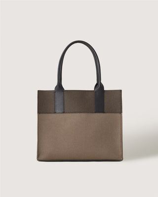 Jaunt Merino Wool Midi Tote Cumin Tobacco Black