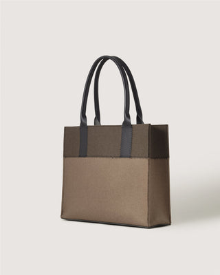 Jaunt Merino Wool Midi Tote Cumin Tobacco Black
