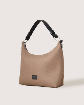Hana Merino Wool Hobo Bag Cumin Black