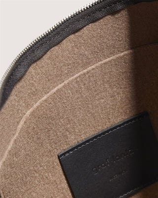 Hana Merino Wool Hobo Bag Cumin Black