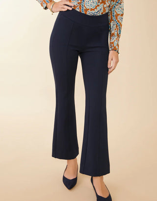 Brooke Pull On Ponte Trouser Slate Blue