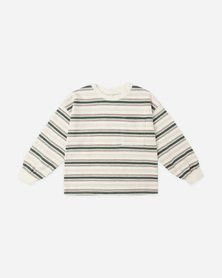 Relaxed Long Sleeve Tee Retro Stripe