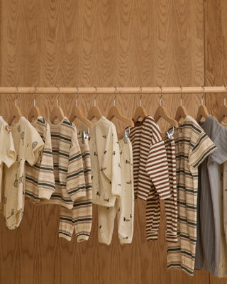 Relaxed Long Sleeve Tee Retro Stripe