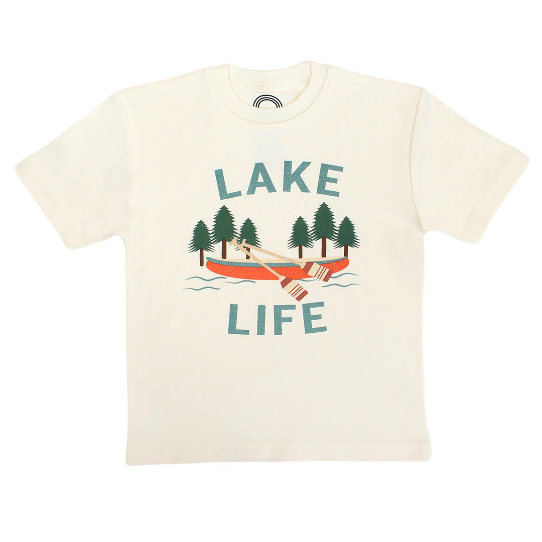 Lake Life Cotton Toddler Short Sleeve Shirt