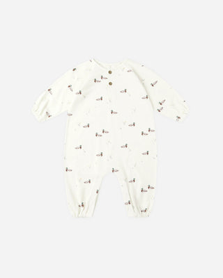 Henley Jumpsuit Ducks