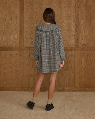 Mini Dress Black Gingham